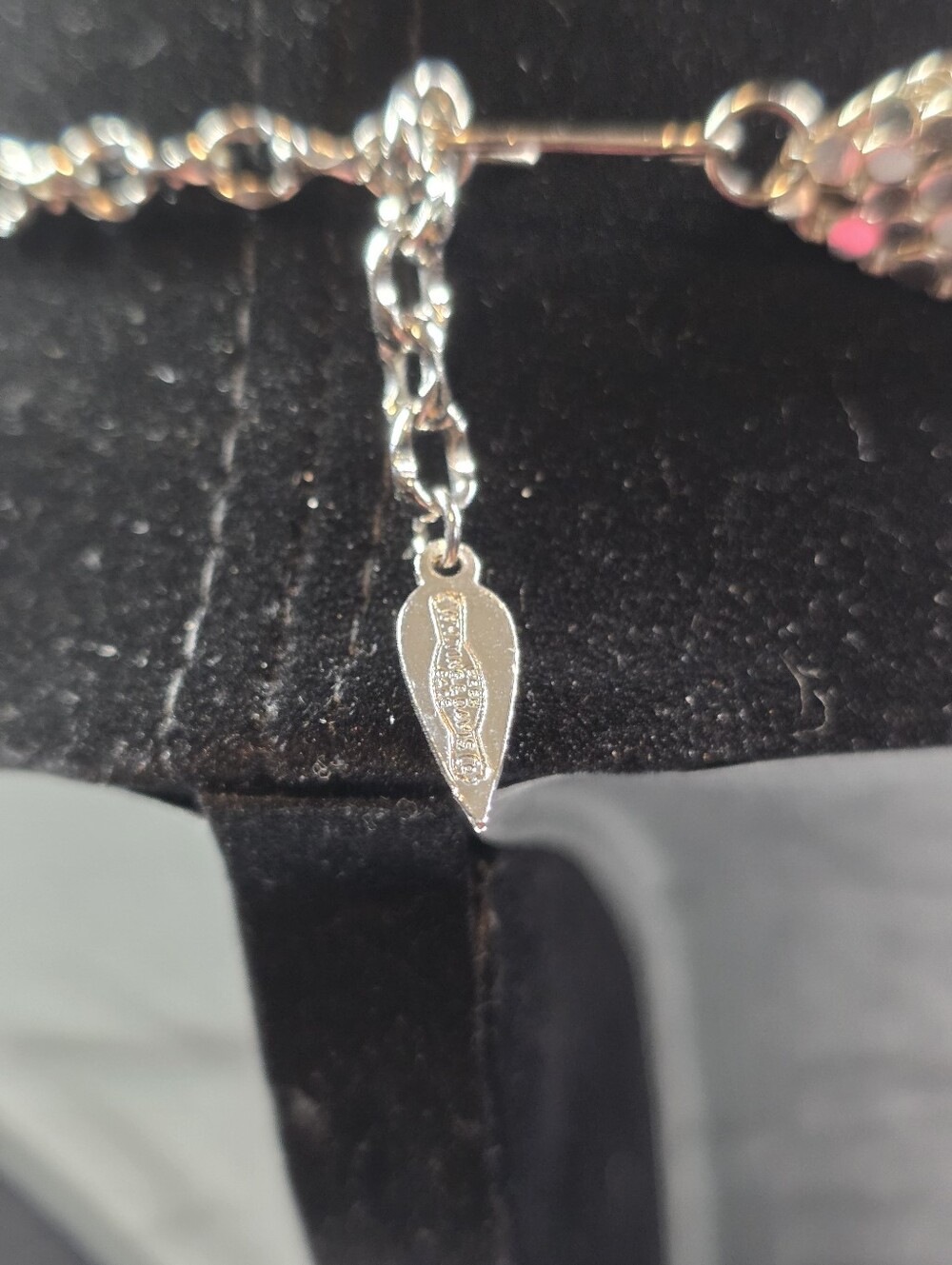 Whiting & Davis Metal Mesh Scarf Necklace - Picture 3 of 4